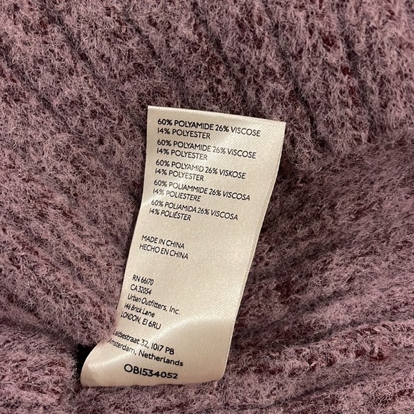 Free People NWT Claude Dress in Brandy Wine Combo. - Picture 11 of 11